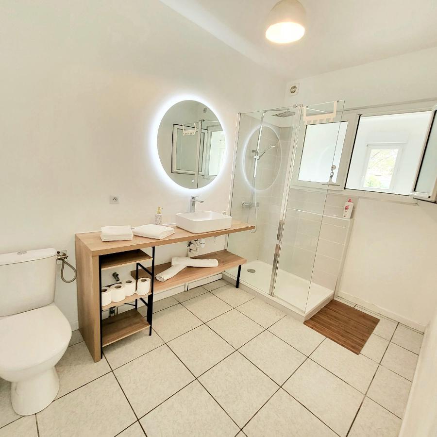 Bel Appartement Avec Jardin De 30M2 , Climatise Avec Parking Et Arrivee Autonome Cabestany ภายนอก รูปภาพ