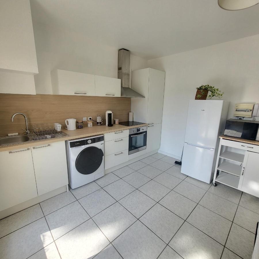 Bel Appartement Avec Jardin De 30M2 , Climatise Avec Parking Et Arrivee Autonome Cabestany ภายนอก รูปภาพ